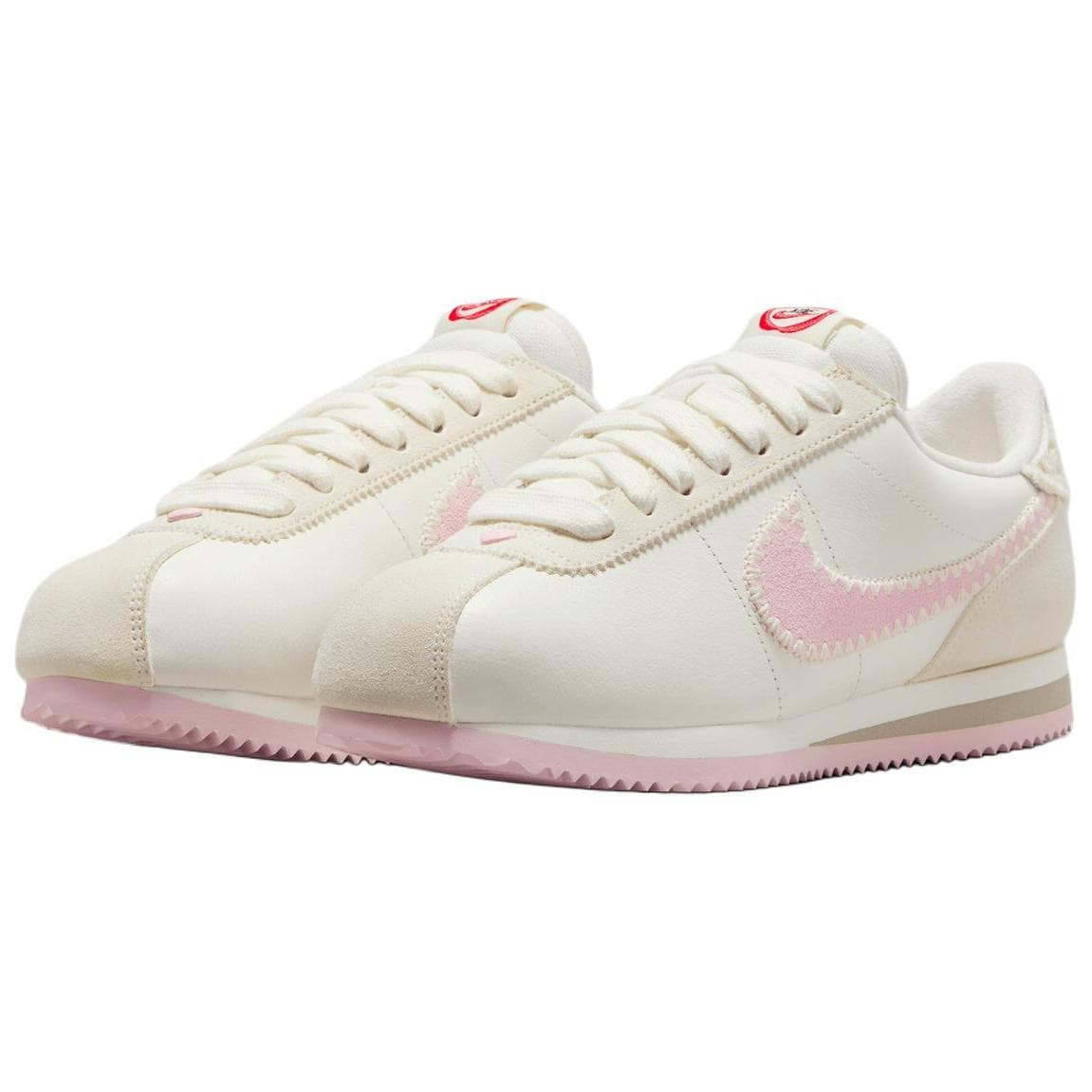 Кроссовки для бега Nike Cortez Low Топ Беговые кроссовки Women's White Розовый - изображение 3