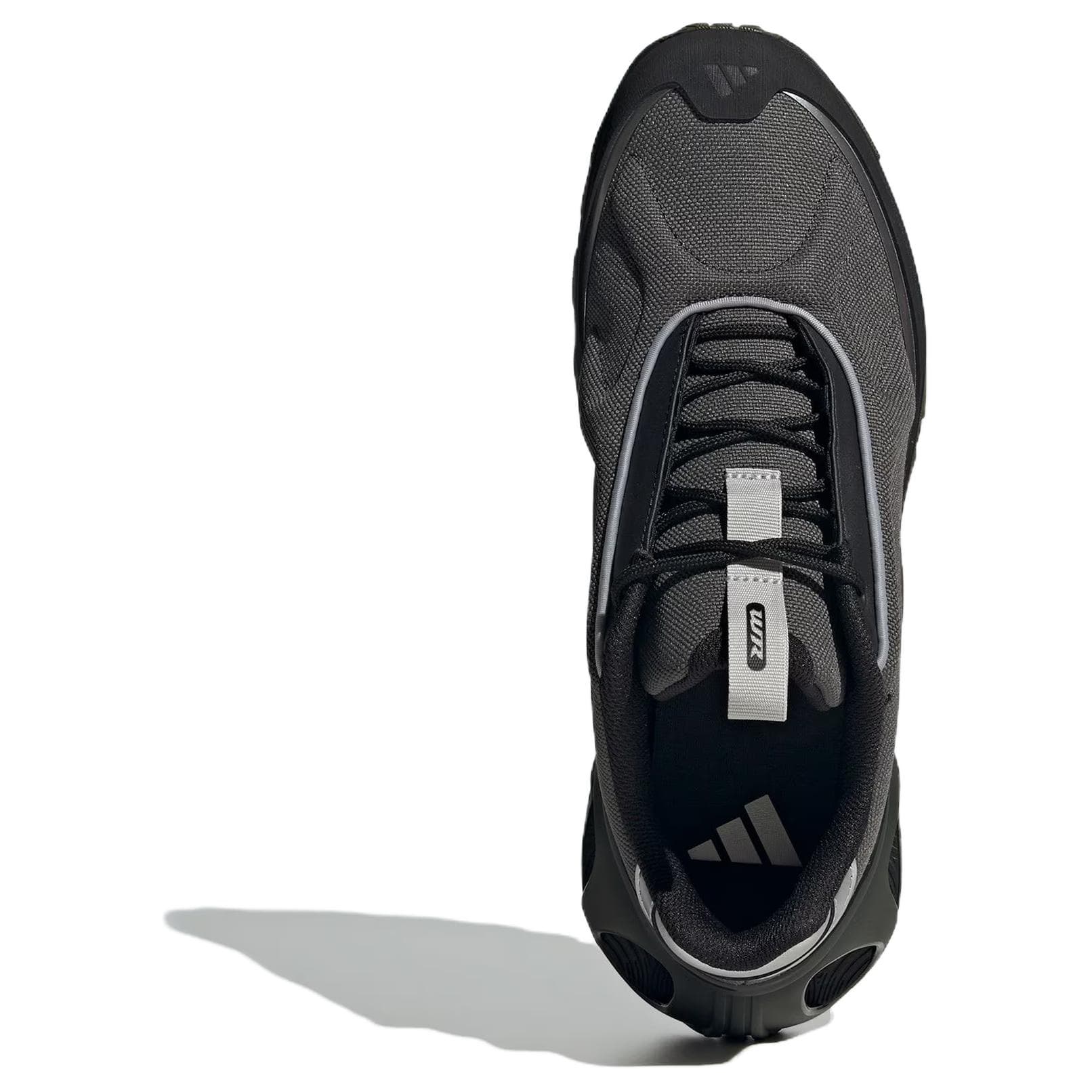 Кроссовки для бега Adidas Edge Runner противоскользящие устойчивые к истиранию низкие беговые кроссовки унисекс серый черный - изображение 3
