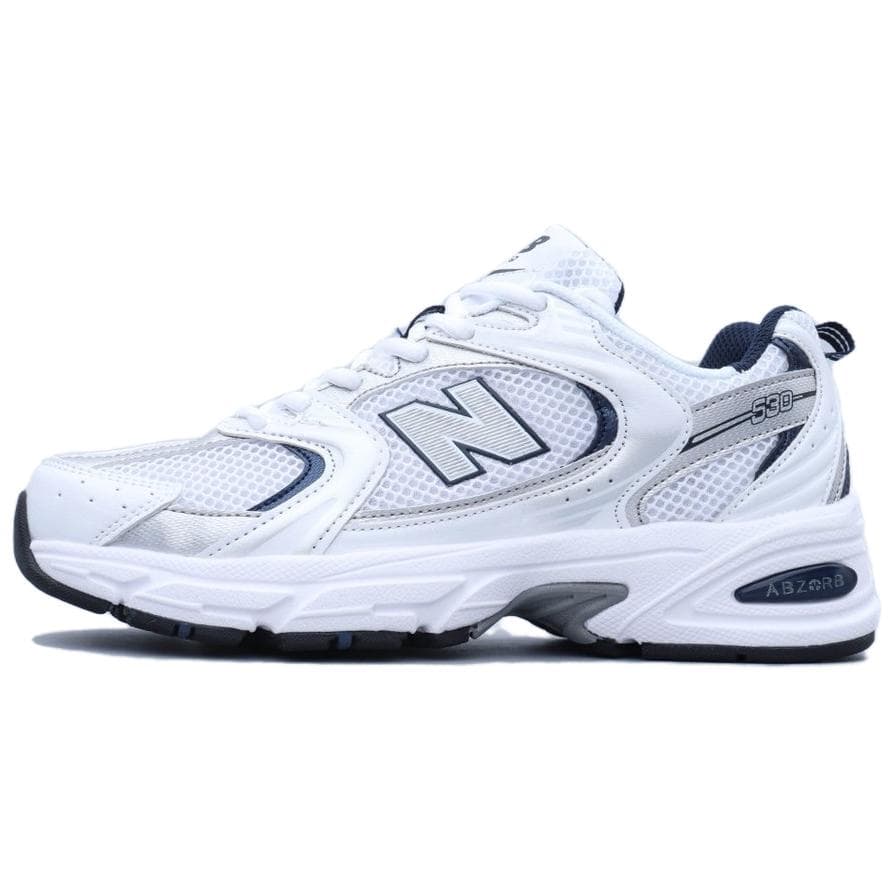 Кроссовки для бега New Balance NB 530 Устойчивые к истиранию низкие повседневные беговые кроссовки Мужские Серебряные - изображение 1