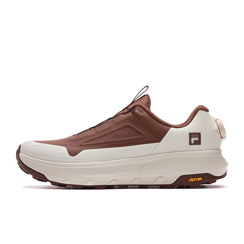 Кроссовки FILA BOA EXPLORER Амортизация Устойчивость к истиранию Легкий Низкий Верх Уличная обувь Мужская Коричневый Серый - изображение 1