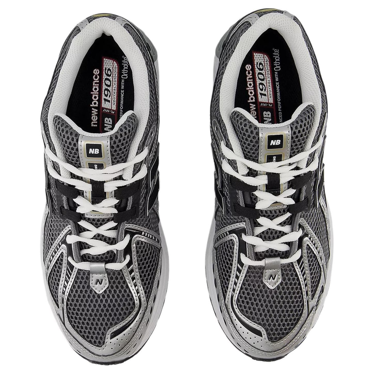 Кроссовки для бега New Balance NB 1906R Комфортные Низкие Повседневные Городские Беговые Кроссовки Унисекс Серебристо-Черные - изображение 3