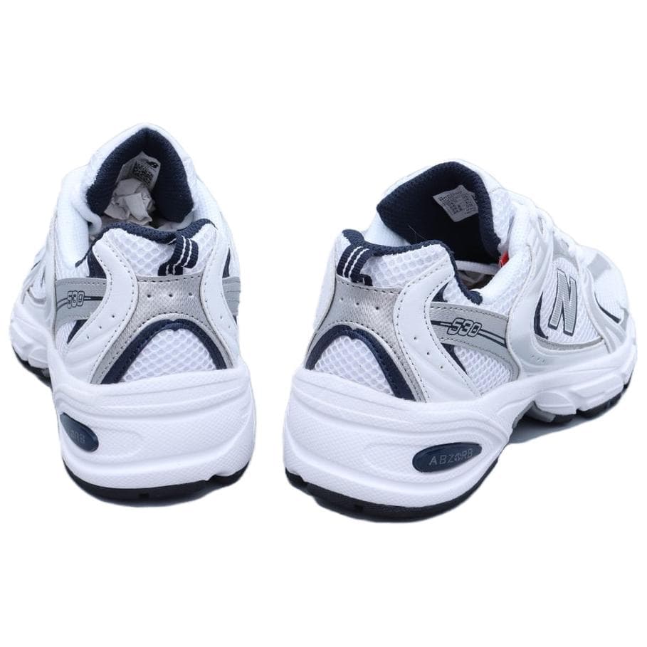 Кроссовки для бега New Balance NB 530 Устойчивые к истиранию низкие повседневные беговые кроссовки Мужские Серебряные - изображение 4