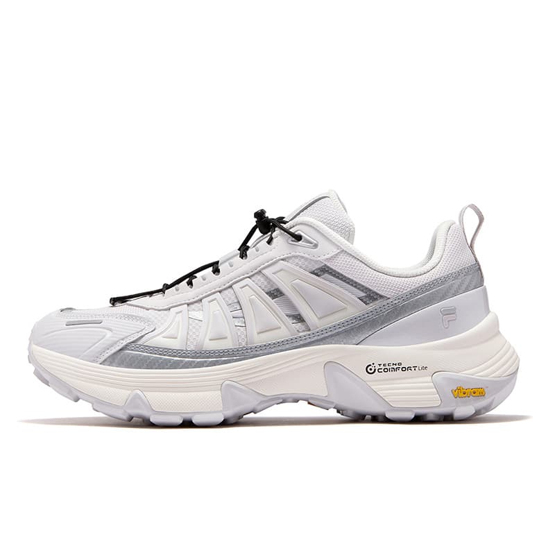 Кроссовки FILA FUSION COMO Y Низкие кеды для альпинизма Мужская обувь Белый Серый - изображение 1