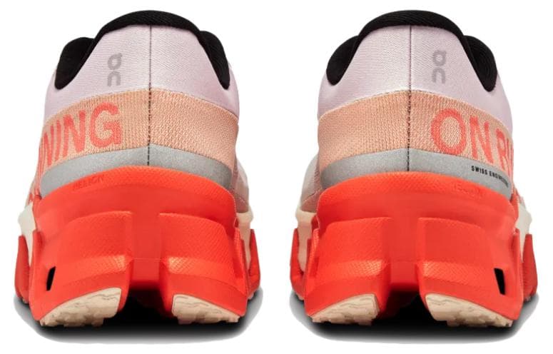 Кроссовки для бега On Cloudmonster Grey Orange — фото 4