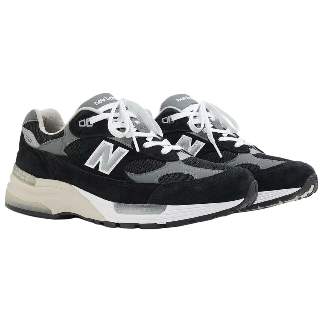 Кроссовки для бега New Balance NB 992 Low Top Повседневные Беговые Кроссовки Унисекс Черные - изображение 3