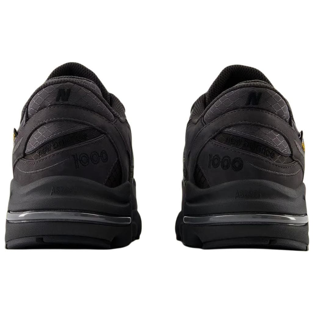 Кроссовки для бега New Balance NB 1000 Кожа Низкий Верх Беговые Кроссовки Мужские Черный Серый - изображение 4