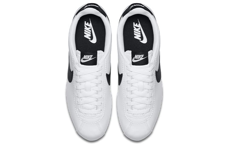 Кроссовки для бега Nike Cortez Leather Black White - изображение 4