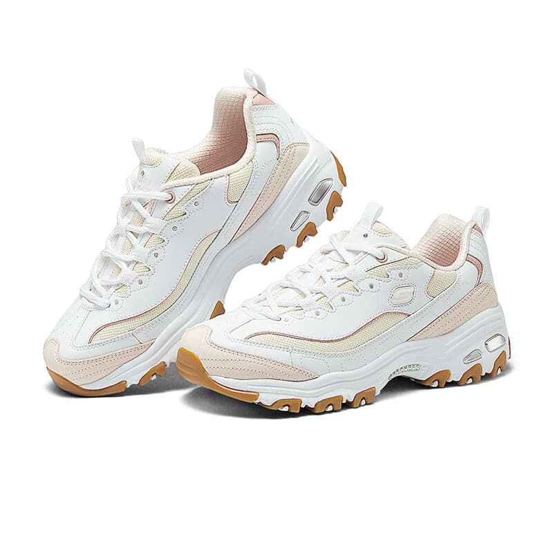 Кроссовки Skechers DLITES White Pink - изображение 2