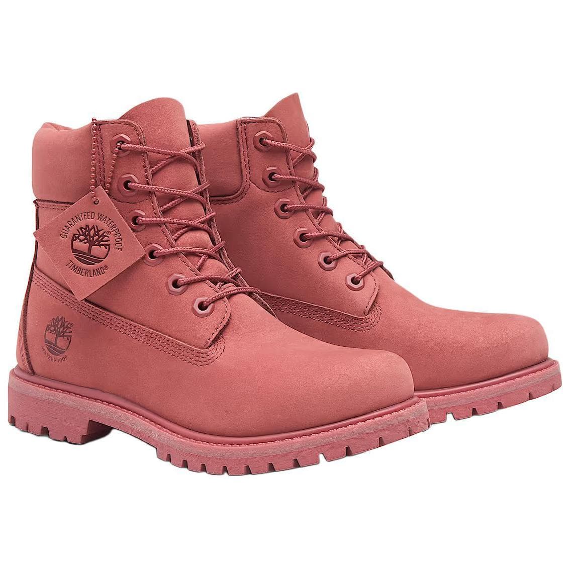 Сапоги Timberland Премиум Ботильоны Женские Красные - изображение 3