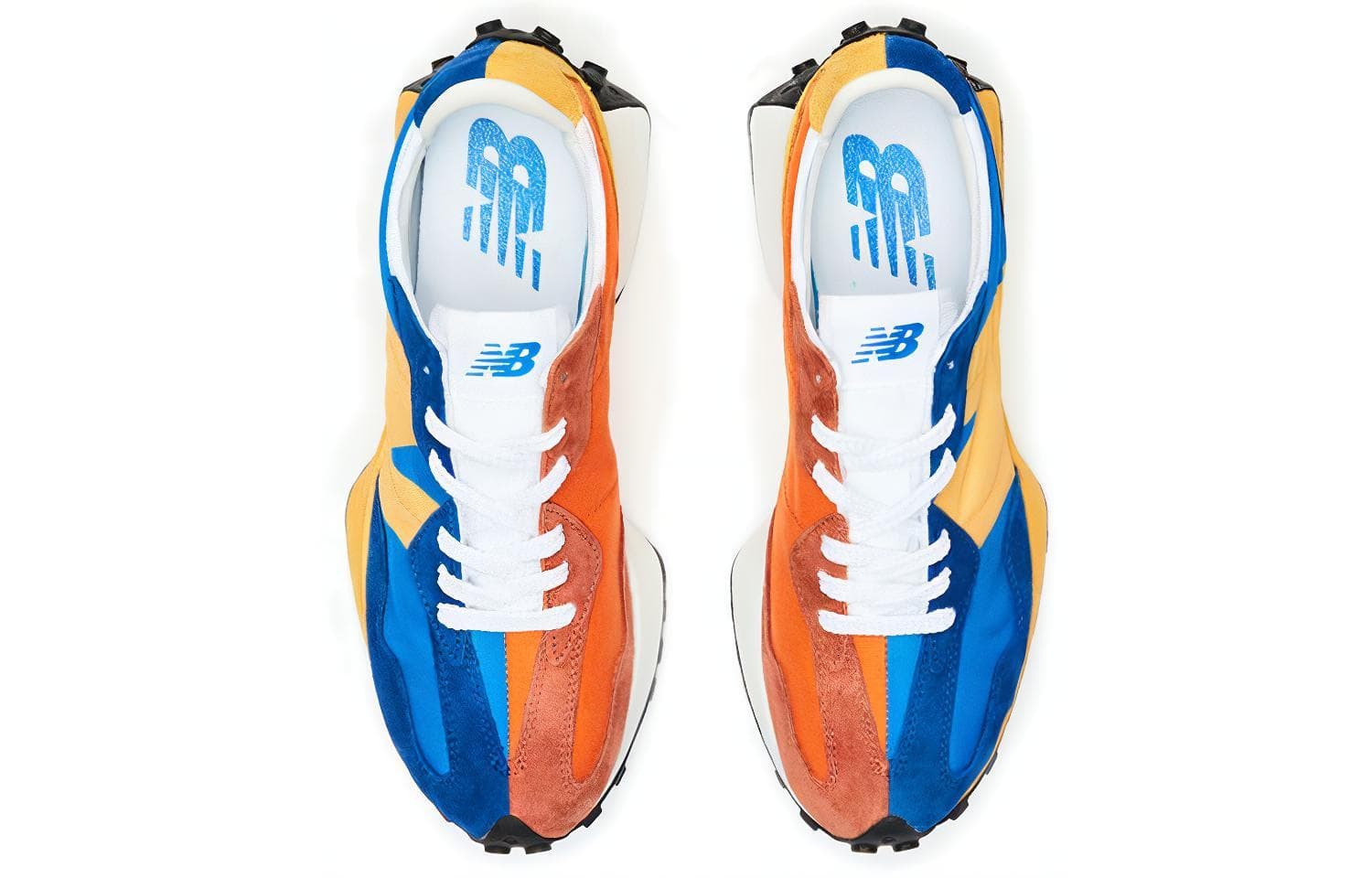 Кроссовки для бега New Balance 327 Blue Orange - изображение 5