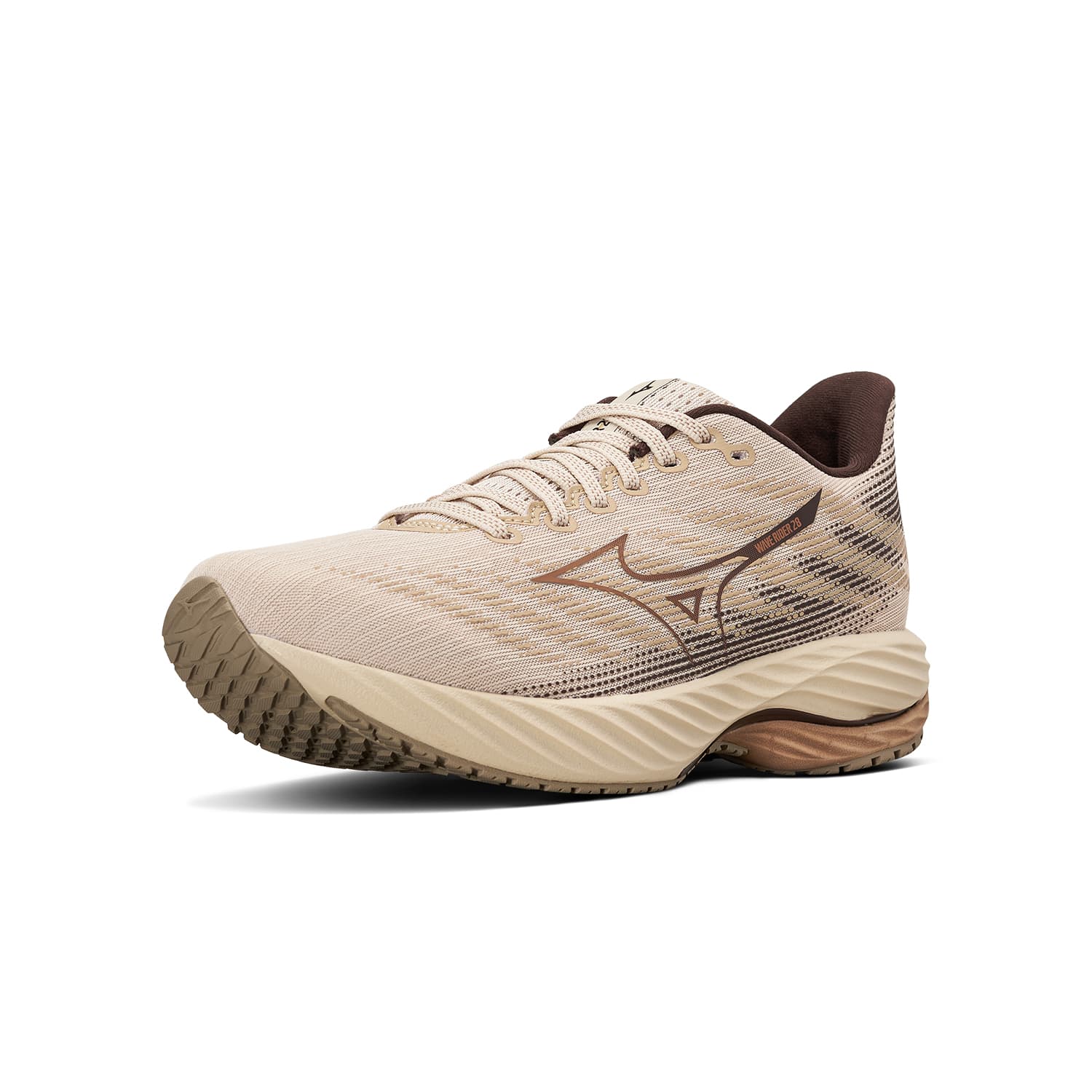 Кроссовки для бега Mizuno Wave Rider 28 Удобные Сетчатая ткань Текстиль Амортизация Противоскользящие Низкие Кроссовки для бега Унисекс - изображение 2
