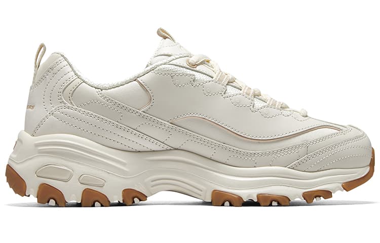Кроссовки Skechers D'Lites 1,0 Амортизация устойчивые к истиранию легкие увеличивающие высоту низкие массивные кроссовки женские - изображение 2