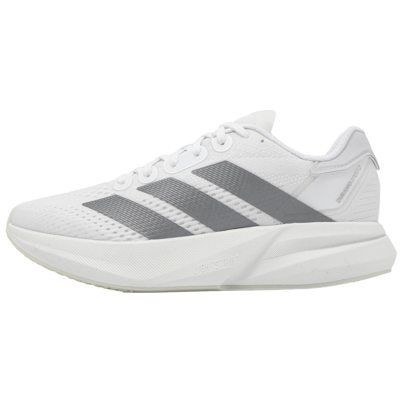 Кроссовки для бега Adidas Duramo Speed 2 Повседневные кроссовки для бега Women's White Серый - изображение 1