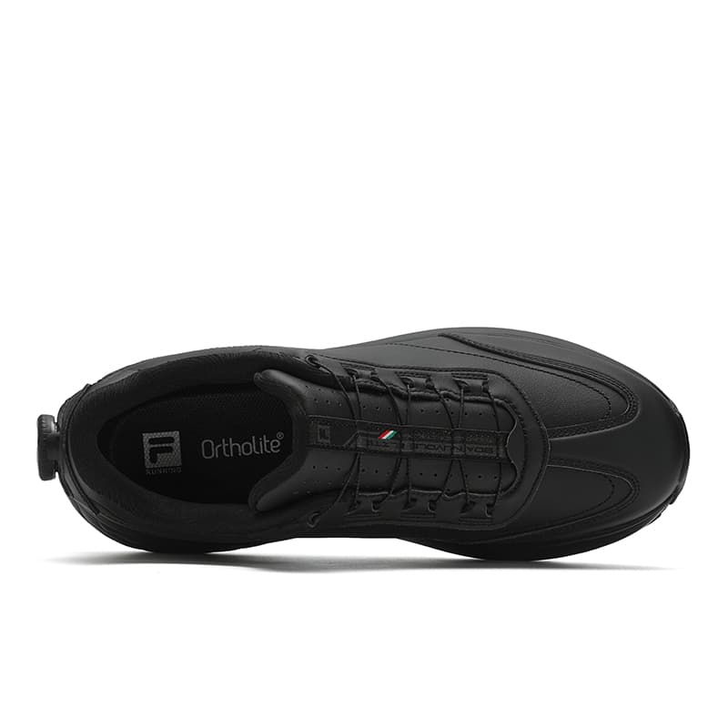 Кроссовки для бега FILA BOA NUVOLE 2 Износостойкие Низкие Беговые Кроссовки Мужские Черные - изображение 3