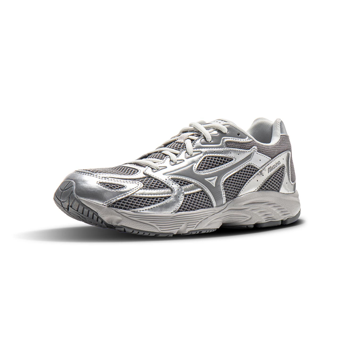 Кроссовки для бега Mizuno SPARK CN Low Топ Беговые кроссовки Унисекс Серебристо-серый - изображение 2