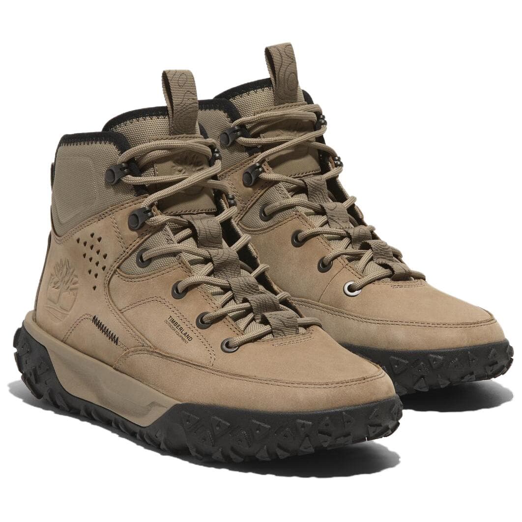 Кроссовки Timberland Greenstride Motion 6 Противоскользящая Устойчивая к истиранию Высокий Верх Уличная Обувь Мужская Бежевая - изображение 3