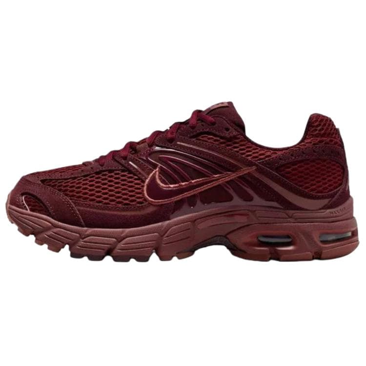Кроссовки Nike Air Max Moto 2K Текстиль Кожа Повседневная Обувь Женская Бордовая - изображение 1