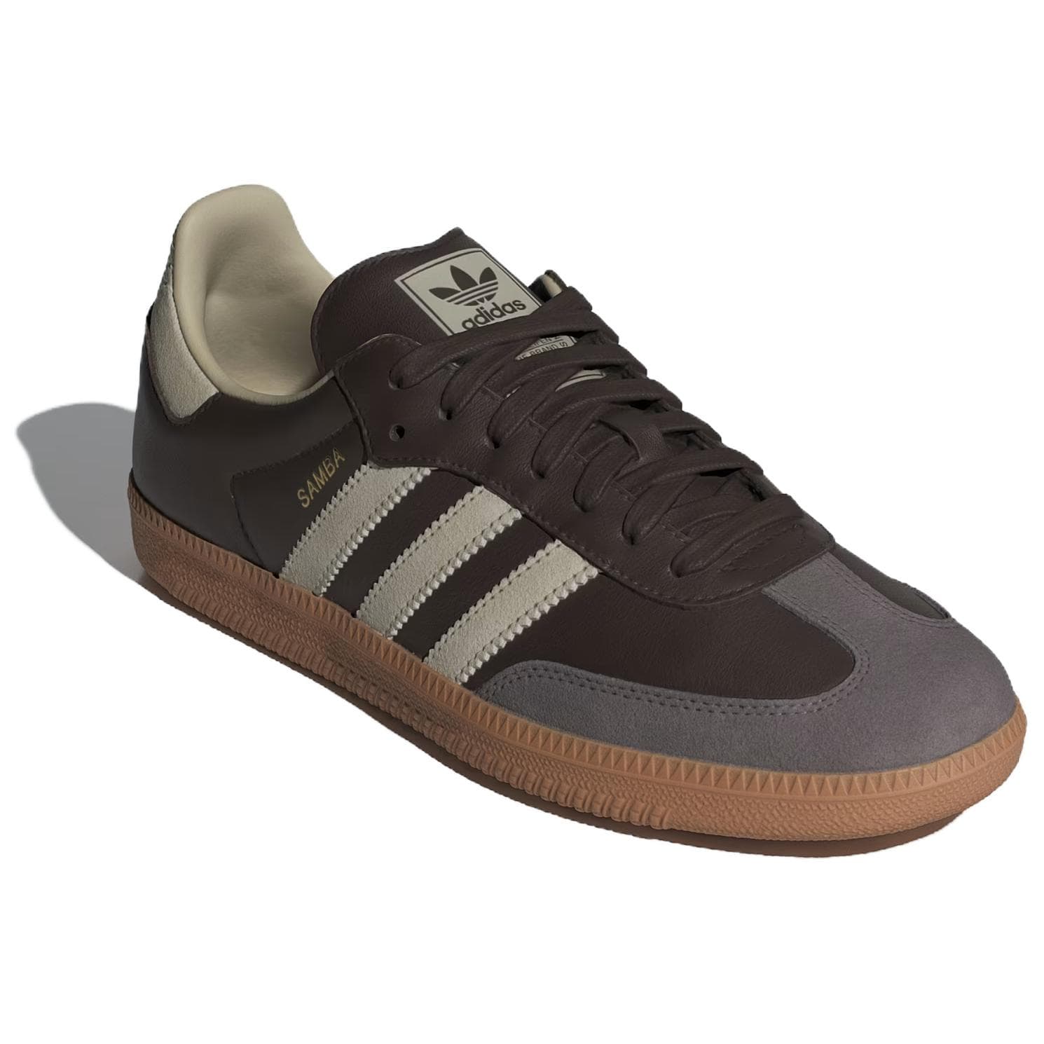 Кроссовки Adidas Originals Samba OG Low Топ Кеды немецкой армии (GAT) Унисекс Коричневый - изображение 4