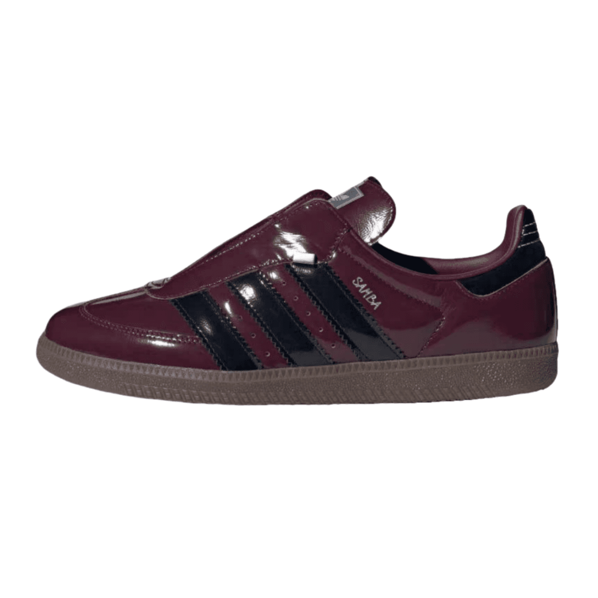Кроссовки Adidas Originals Samba OG Low Топ Скейтборд Обувь Унисекс Темно-красный Фиолетовый Черный Яркий Металл Железо Серый - изображение 1