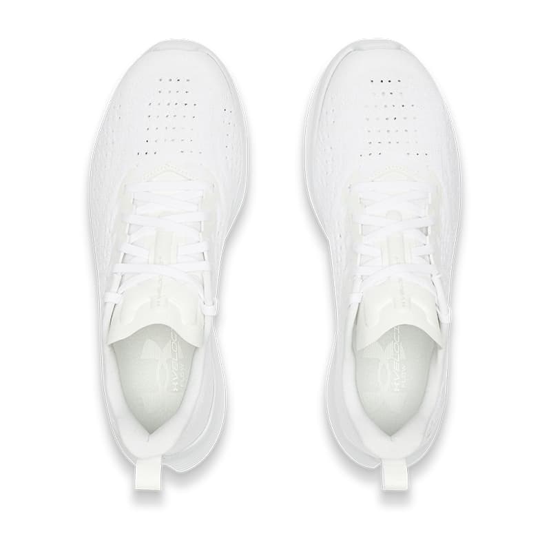 Кроссовки для бега Under Armour Velociti 4 Удобные и Легкие Дышащие Низкие Кроссовки для Бега Мужские Белые - изображение 4