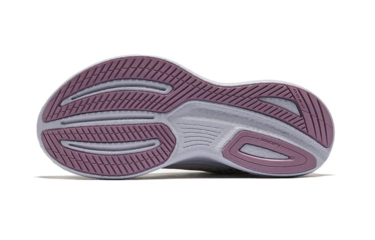 Кроссовки для бега Saucony Ride 17 Light Grey Pink - изображение 5