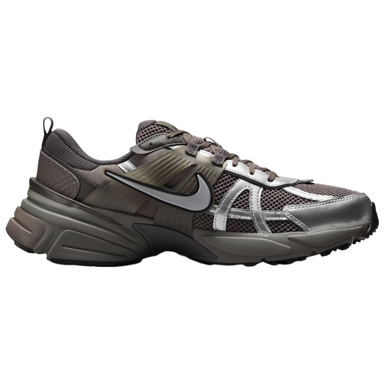Кроссовки для бега Nike V2K Run Дышащий Low Топ Повседневный Городская коммутация Беговые кроссовки Мужской Серая умбра - изображение 2