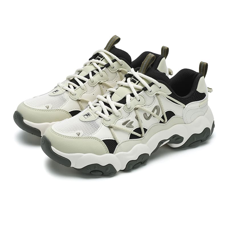 Кроссовки для бега FILA FLUID 6 Амортизация Дышащий Покрытие Поддержка Низкий Топ Беговые кроссовки Мужской Белый - изображение 3
