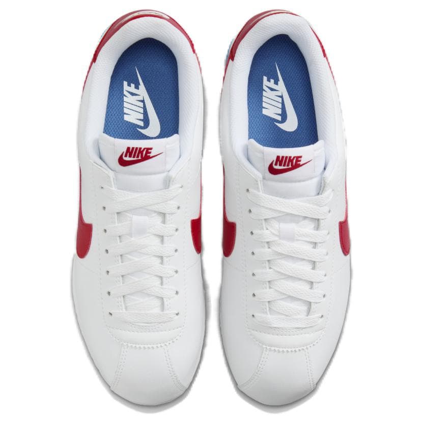 Кроссовки для бега Nike Cortez Low Топ Повседневный Городская Коммутация Беговые Кроссовки Женские Белый Красный - изображение 4