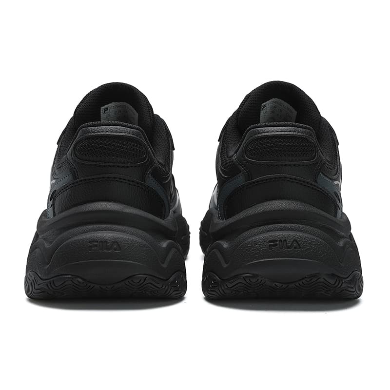 Кроссовки для бега fila MARS 4 Дышащий визуально увеличивает рост Low Топ Беговые кроссовки Женские Черно-серый - изображение 4