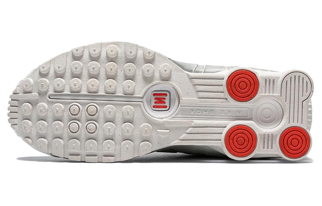 Кроссовки для бега Nike Shox R4 "White and Metallic Silver" - изображение 5