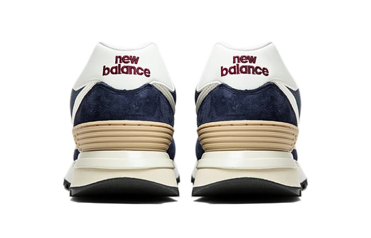 Кроссовки для бега New Balance 574 Blue White - изображение 4