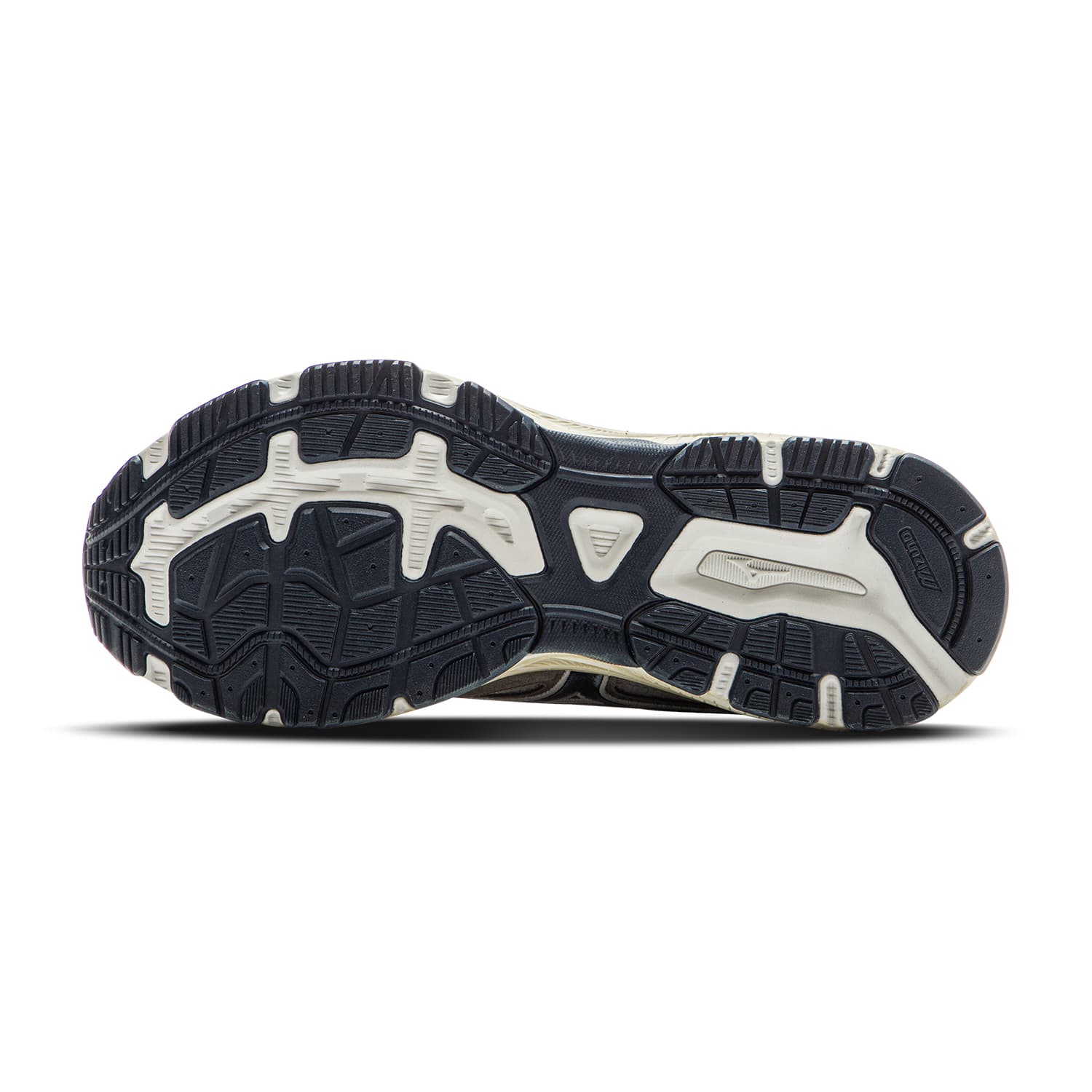 Кроссовки для бега Mizuno Racer S Устойчивые к истиранию Низкие Беговые кроссовки Унисекс Серый Синий CNY Коробка Эффект потертости - изображение 6