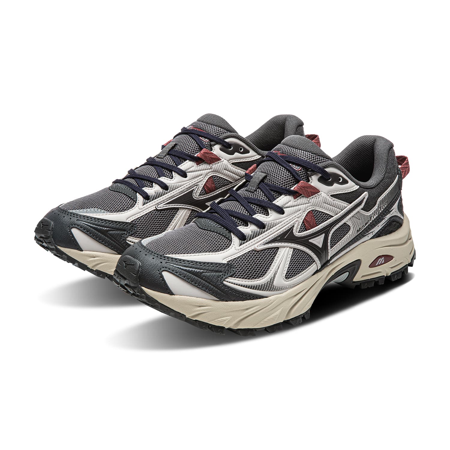 Кроссовки для бега Mizuno FIYI TL Текстиль Синтетическая кожа ЭВА Средняя подошва Повседневные беговые кроссовки Унисекс Свинцово-серый - изображение 3