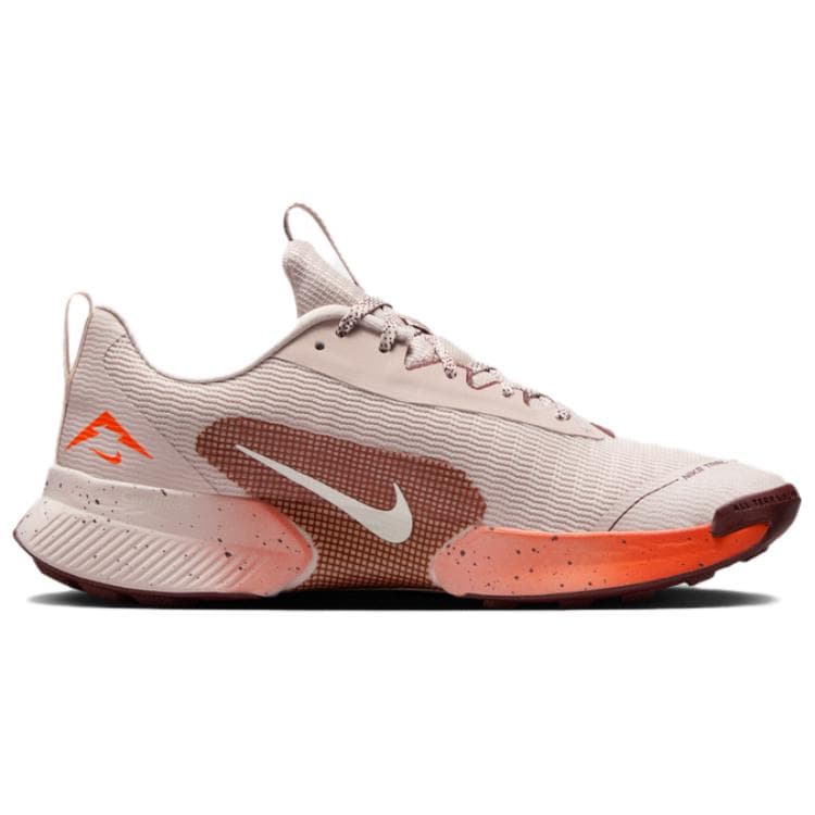 Кроссовки для бега Nike Juniper Trail 3 Ткань Низкие Беговые Кроссовки Женские Песочно-Серый Розовый - изображение 2