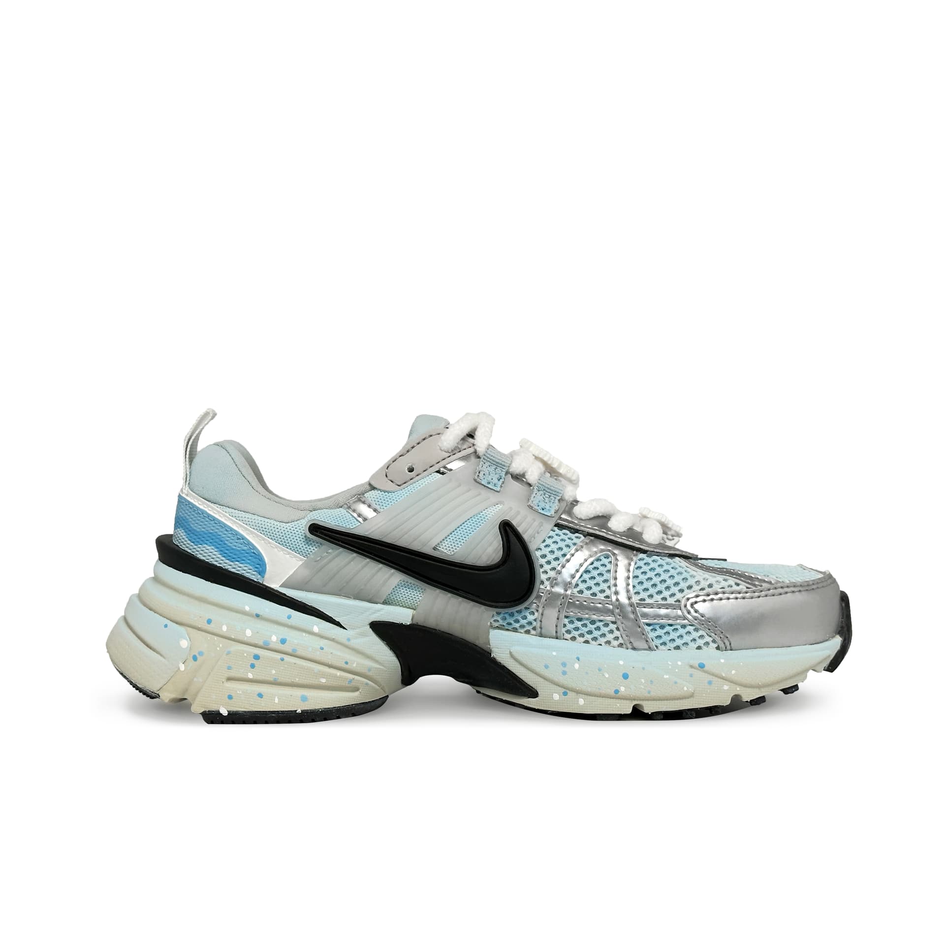 Кроссовки для бега Nike V2K Run Runtekk Silver Pink Blue - изображение 2
