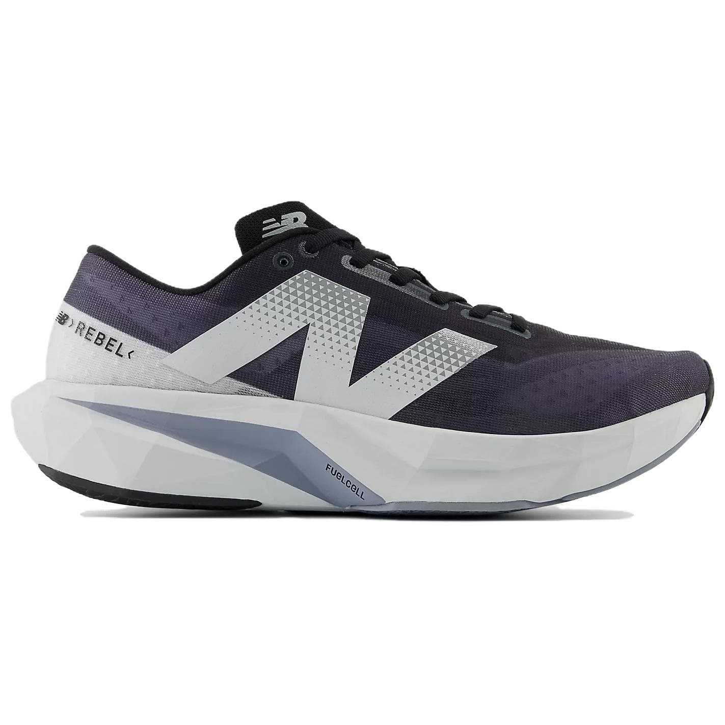 Кроссовки для бега New Balance FuelCell Rebel V4 Black White - изображение 2