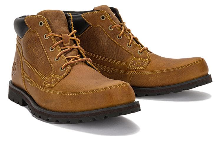 Ботинки уличные Timberland Attleboro Устойчивый к истиранию Короткий Аутдор Мужской Пшеница - изображение 3