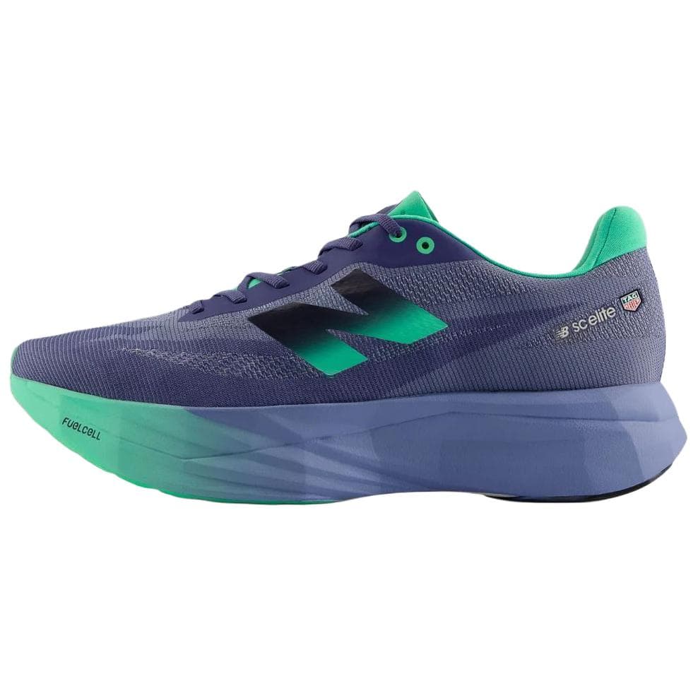 Кроссовки для бега TAG HEUER x New Balance NB FuelCell SC Elite V5 Поддержка Беговые кроссовки Мужские Фиолетовые Синие Зеленые - изображение 1
