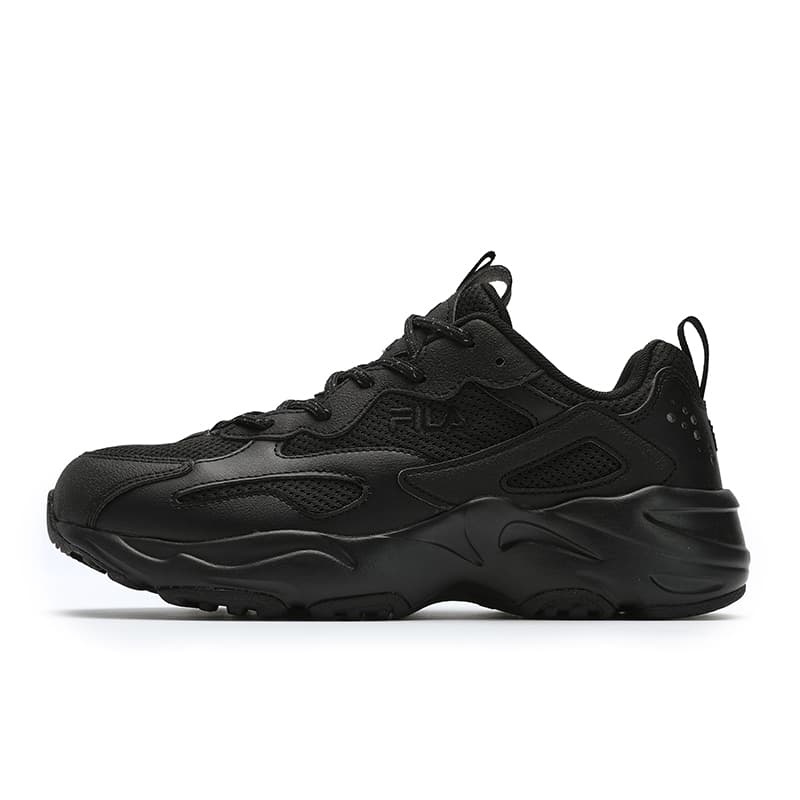 Кроссовки для бега FILA Tracer Устойчивые к истиранию Низкие Беговые кроссовки Женские Черные - изображение 1