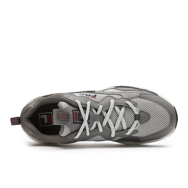 Кроссовки для бега FILA Tracer Универсальная низкая беговая обувь для мужчин дымчато-серый цвет - изображение 3