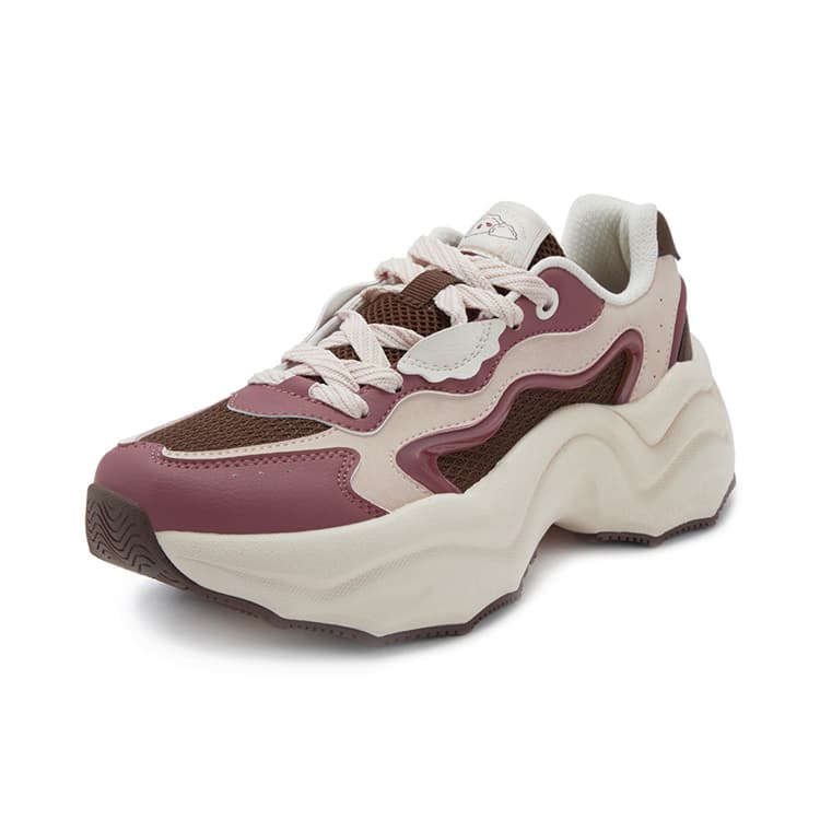 Кроссовки 361° Dumpling Shoes противоскользящие устойчивые к истиранию низкий топ массивные кроссовки женские - изображение 2