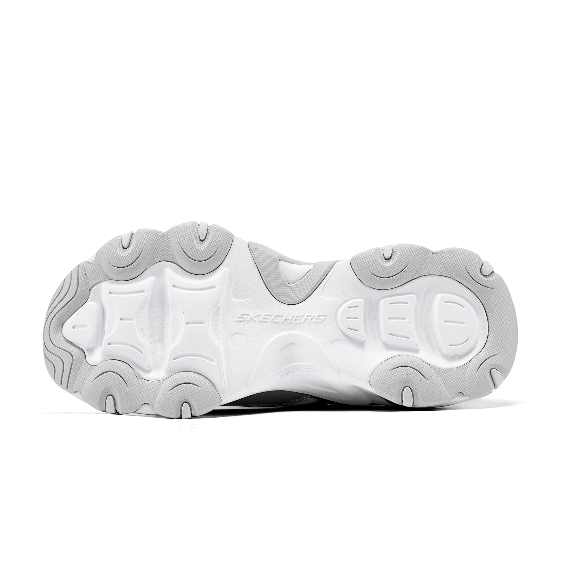 Кроссовки Skechers D'LITES 5,0 Low Топ массивные кроссовки женские серебристо-белые - изображение 7