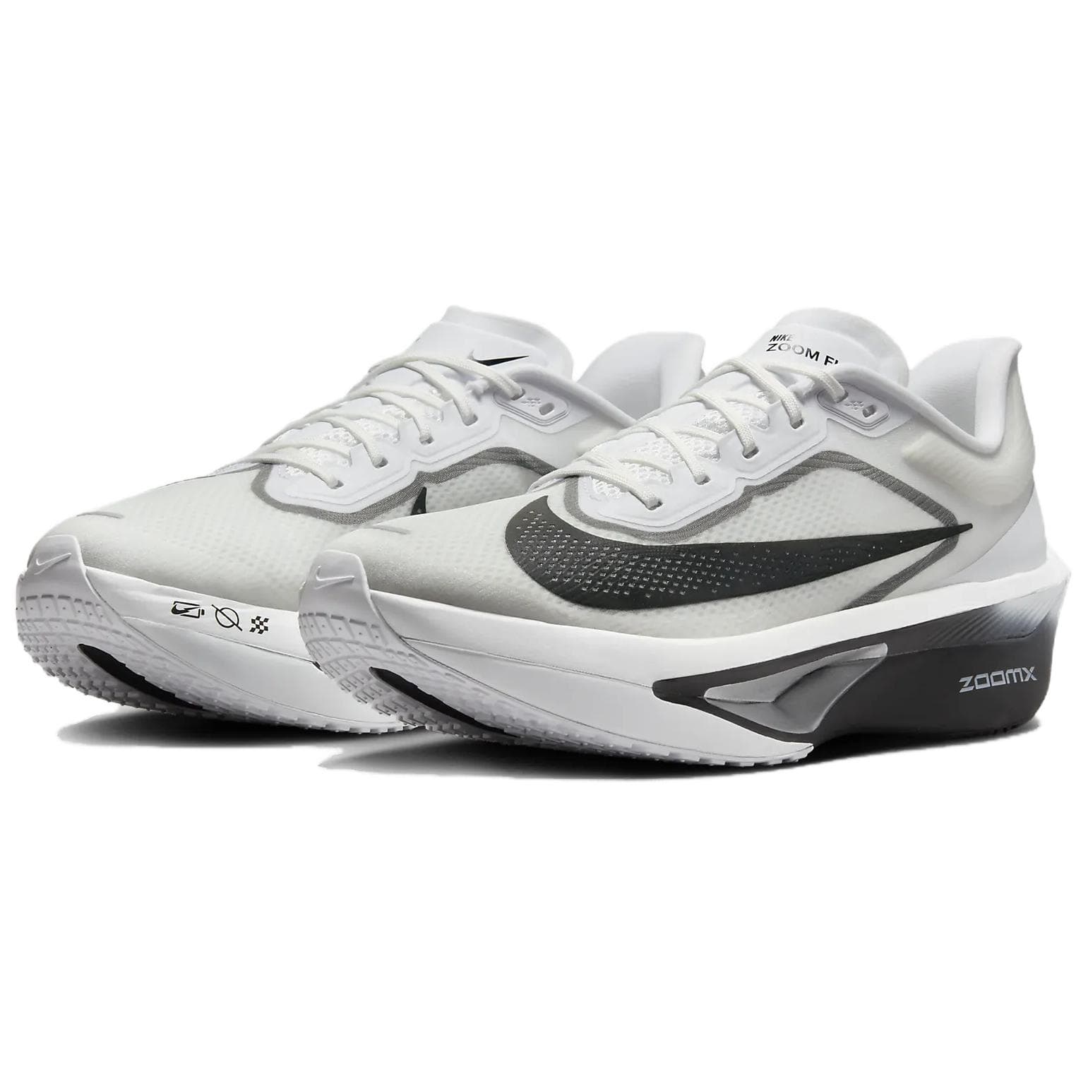 Кроссовки для бега NIKE Поддержка Oтскок Low Топ Марафон Тренировки Бег на длинные дистанции Обувь Мужской Белый серый черный - изображение 3