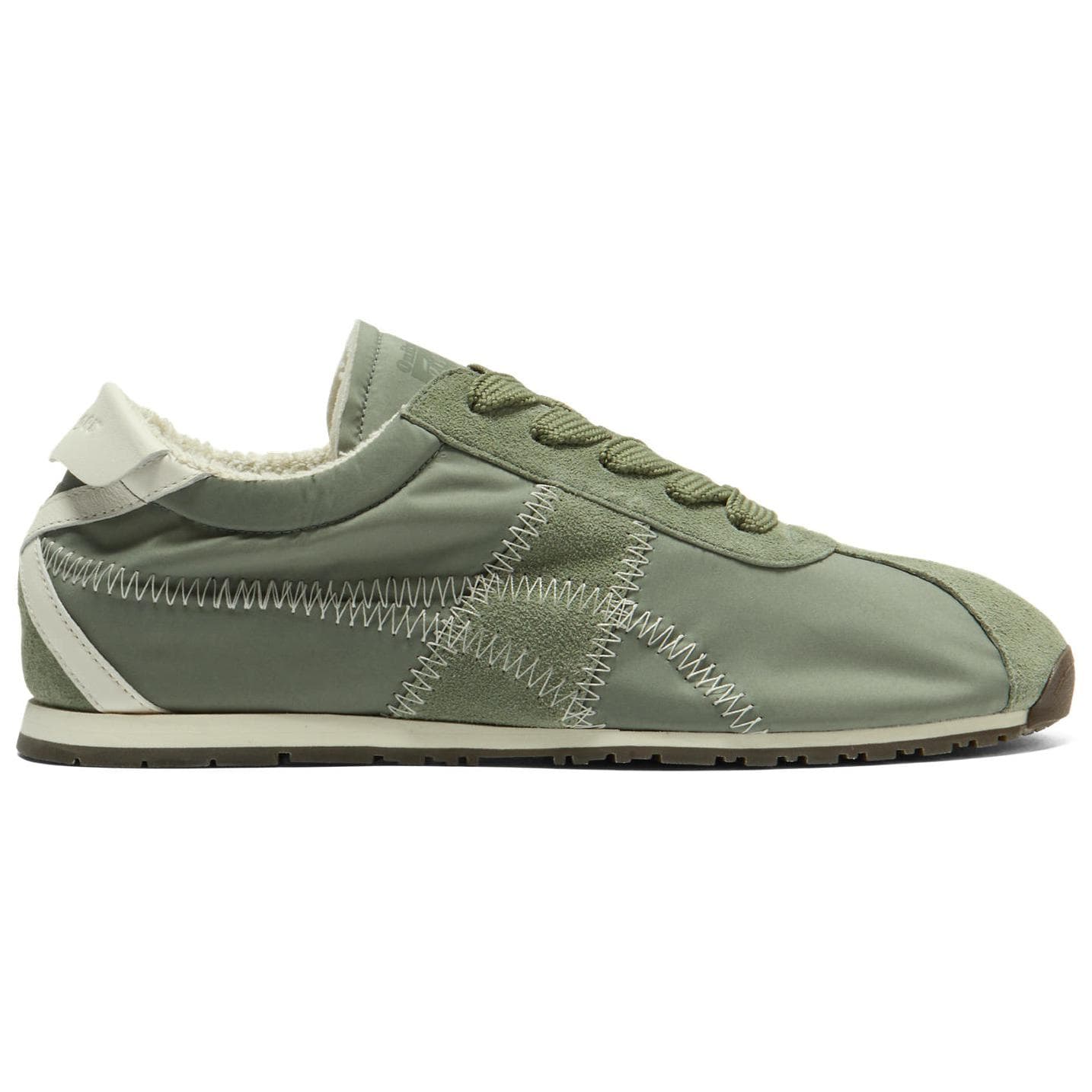 Кроссовки для бега Onitsuka Tiger CORSAIR Низкий Топ Повседневные Городские Коммутационные Беговые Кроссовки Унисекс Зеленый - изображение 2