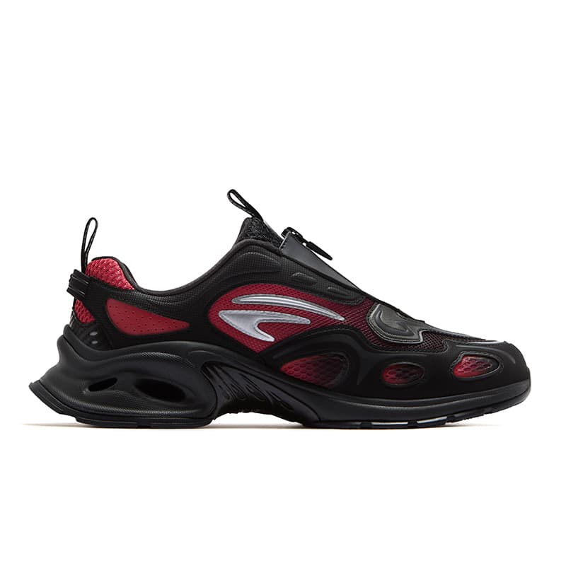 Кроссовки для бега FILA FUSION Текстиль Синтетическая кожа Низкие кроссовки для бега Мужские Черные Красные - изображение 2
