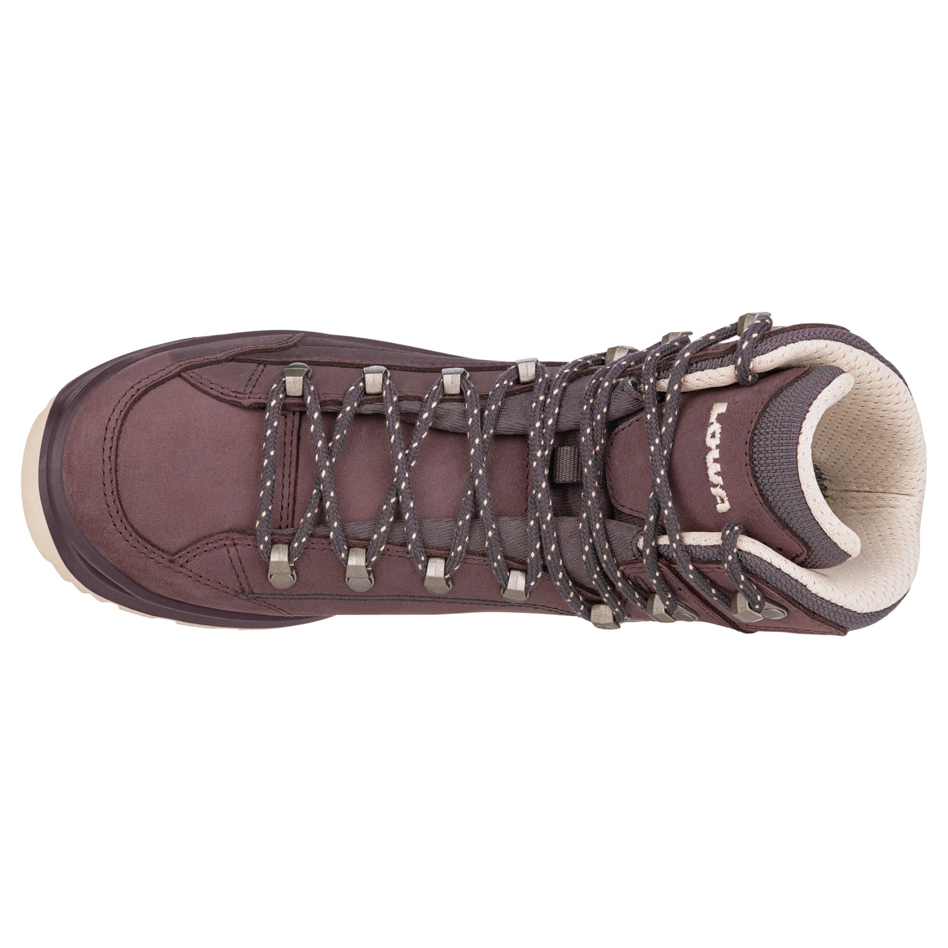 Ботинки уличные Lowa Renagade GTX Средняя длина Outdoor Женские Коричневый Красный - изображение 4