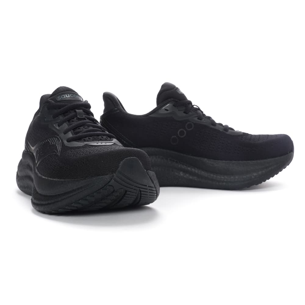 Кроссовки для бега Saucony Triumph 23 Дышащий Low Топ Марафон Бег на длинные дистанции Обувь Мужской Черный - изображение 4