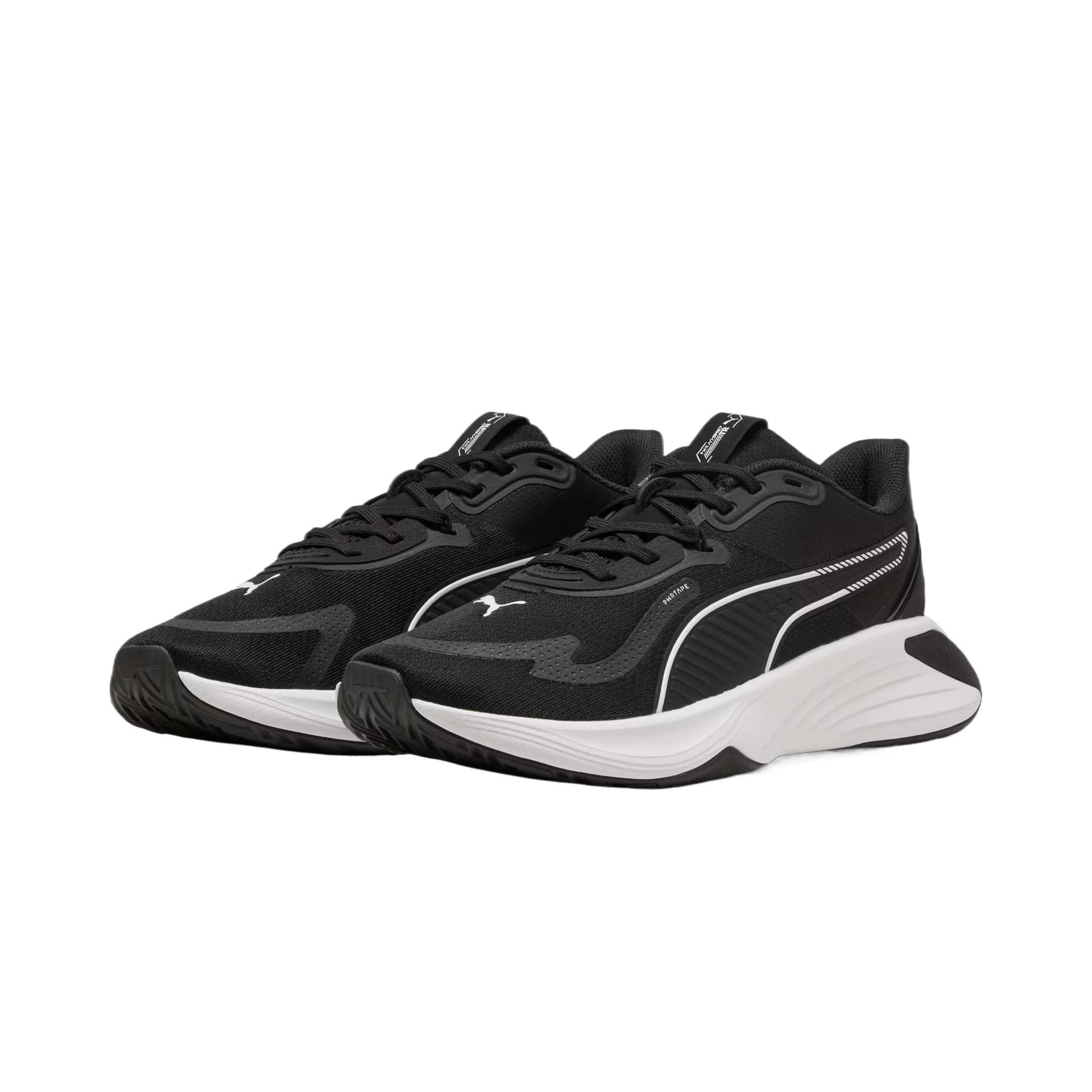 Кроссовки для бега PUMA PWR Hybrid Комфортная Амортизация Низкие Беговые Кроссовки Мужские Черные - изображение 3