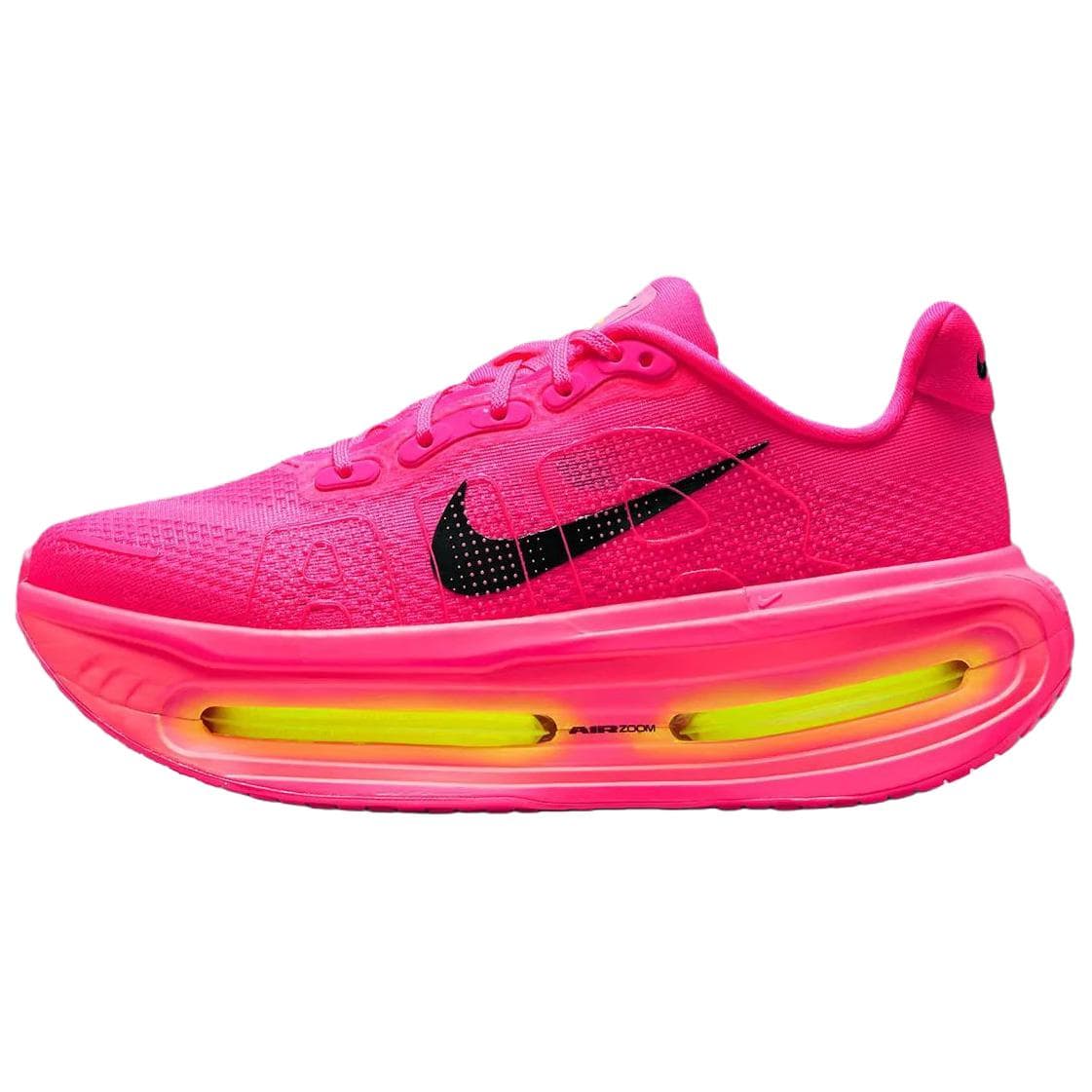 Кроссовки для бега NIKE Vomero Дышащий Low Топ Беговые кроссовки Женские Розовый желтый - изображение 1