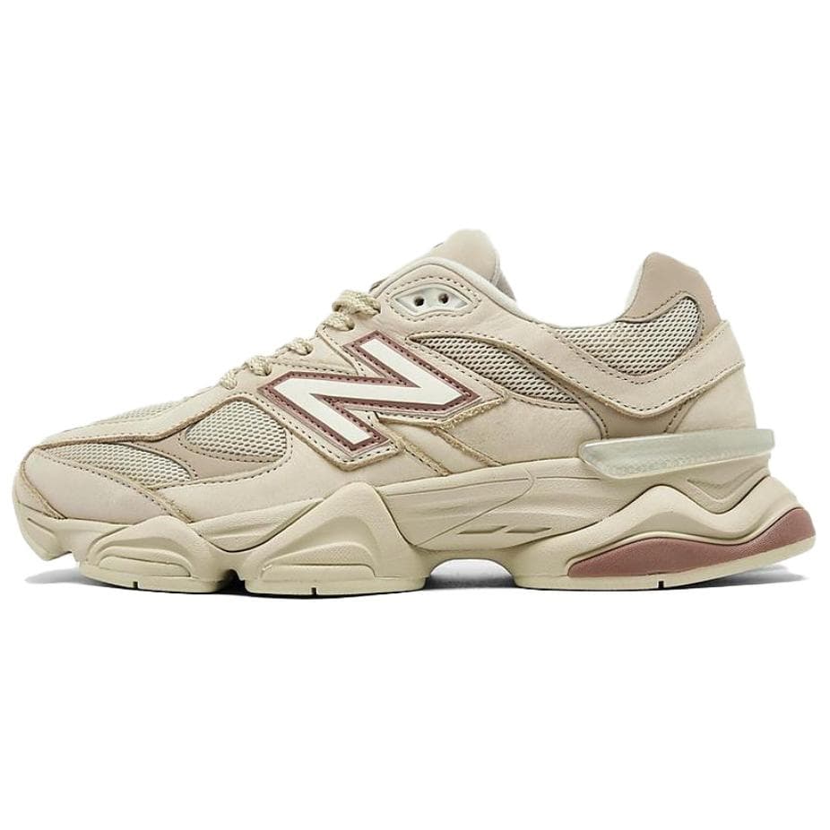 Кроссовки для бега New Balance NB 9060 Износостойкий Дышащий Износостойкий Дышащий Низкий Топ Беговые кроссовки Мужские Бежевый Коричневый - изображение 1
